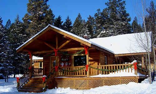 Somers Bay Log Cabin Lodging Hotel Buitenkant foto