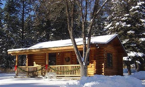 Somers Bay Log Cabin Lodging Hotel Buitenkant foto